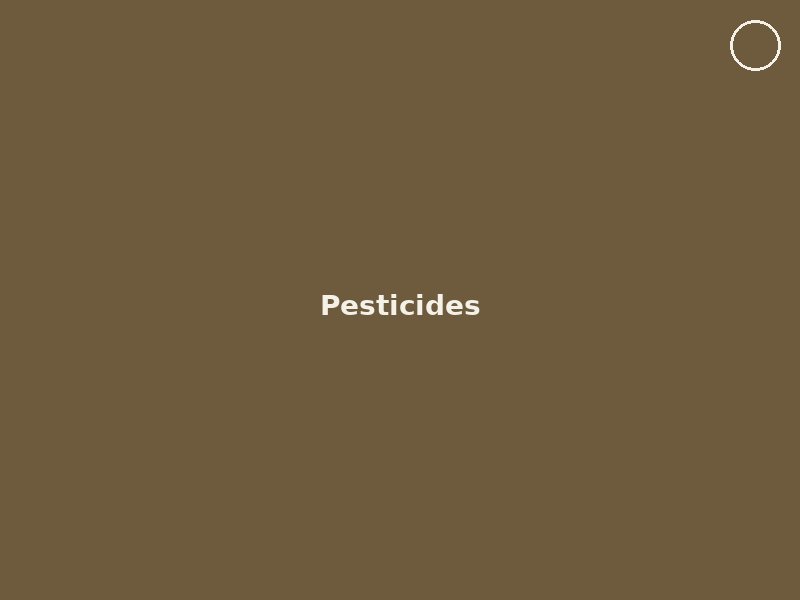 Pesticides at Sree Kalyan Nursery