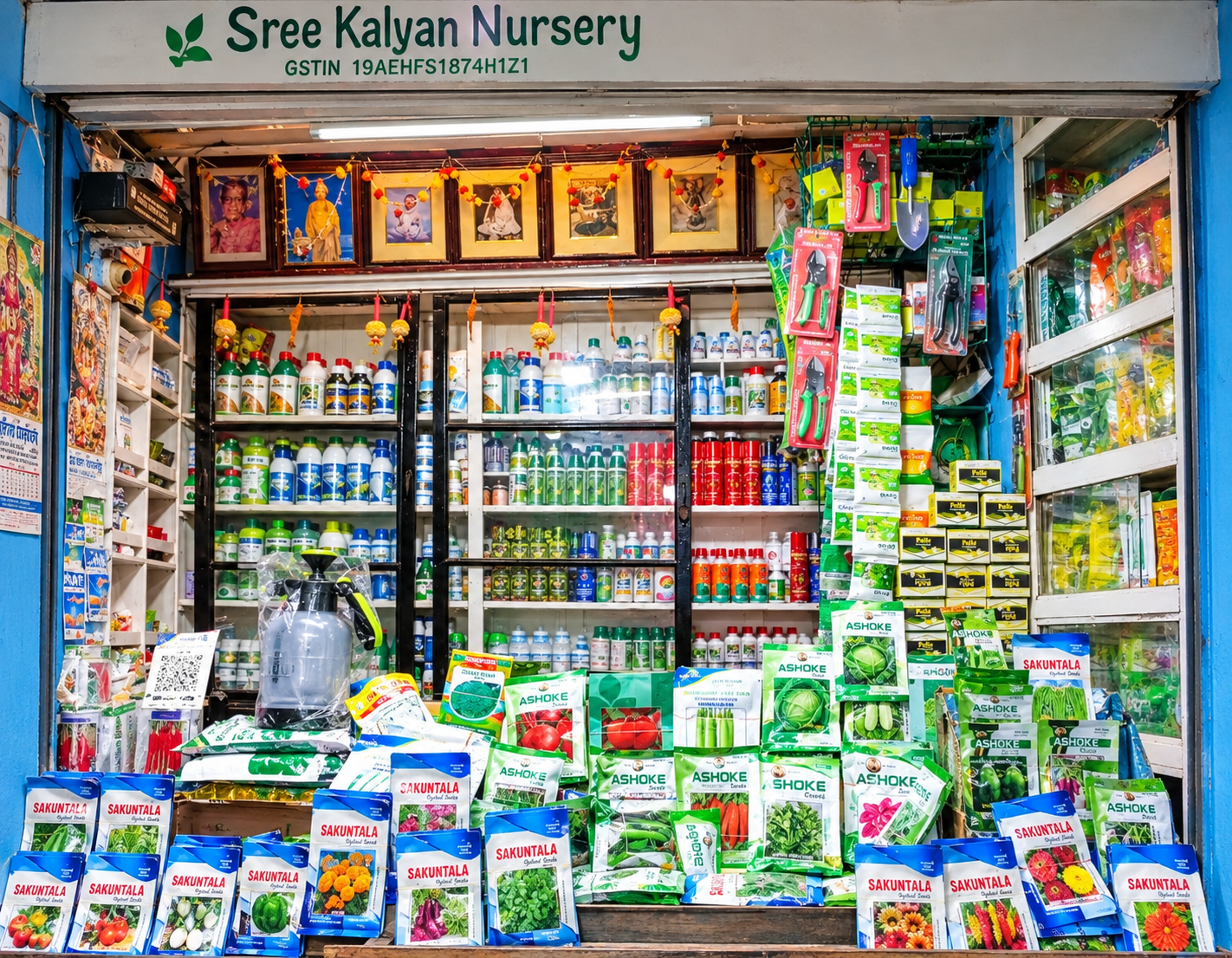 Sree Kalyan Nursery storefront in Bowbazar, Kolkata
